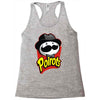 little grey chips Racerback Tank
