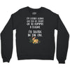ice cream or a felony Crewneck Sweatshirt