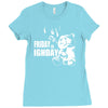 ted friday is highday Ladies Fitted T-Shirt