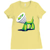scratchy Ladies Fitted T-Shirt