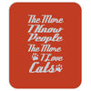 i love cats girls Mousepad