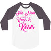 this mom hugs kiss es 3/4 Sleeve Shirt