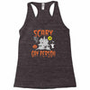 scary gay person Racerback Tank