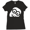 funny face funny Ladies Fitted T-Shirt