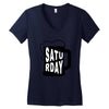 Saturday Beer Women's V-Neck T-Shirt