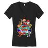 paw patrol birthday boy grandpa Women's V-Neck T-Shirt
