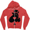 poker hat ace of spades Zipper Hoodie