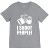 i shoot people V-Neck Tee