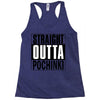 pubg - straight outta pochinki Racerback Tank