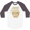 make coffee not war 3/4 Sleeve Shirt