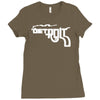 detroit smoking gun Ladies Fitted T-Shirt