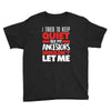 i tried to keep quiet but my ancestors Youth Tee