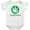 vegetarian sweet leaf Baby Onesie