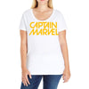 captain marvel 6 Ladies Curvy T-Shirt
