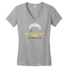 funny alien conspiracy theory roswell area 51 Women's V-Neck T-Shirt