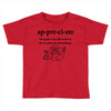 Appreciate Toddler T-shirt