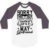 This Guy Is Taken By A Super Sexy May Girlfriend 3/4 Sleeve Shirt