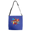 i just killed a clown Adjustable Strap Totes