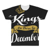kings are born in december All Over Men's T-shirt