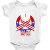 memorial day 2018 911 we will never  fotget Baby Bodysuit