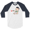 Cute Baby Painter's Dad Love 3/4 Sleeve Shirt