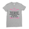 Dear Daddy, Thanks for Being my Dad Baby Boy Letter to Father Ladies Fitted T-Shirt