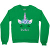 birthday unicorn family series brother Crewneck Sweatshirt