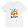my first grade kids are smart cookies V-Neck Tee