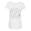 guns and swords and tacos Maternity Scoop Neck T-shirt