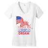 I Have an American Dream Women's V-Neck T-Shirt