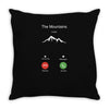 Call From Mountains Throw Pillow