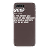 definition of a geek iPhone 7 Plus Case