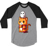 brave kitty 3/4 Sleeve Shirt