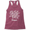 tic tac toe draw Racerback Tank