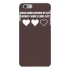 video games ruined my life funny iPhone 6/6s Plus Case