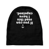 if you can read this i have capsized Baby Beanies