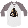 king of kittens 3/4 Sleeve Shirt