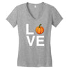 love pumpkin Women's V-Neck T-Shirt