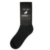 santa aries xhristmas ugly t shirts Socks