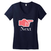 next Women's V-Neck T-Shirt