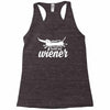 you want to hold my wiener Racerback Tank