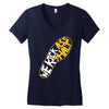 running we kick asphalt Women's V-Neck T-Shirt