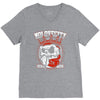 praying skull V-Neck Tee