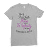 I Love My Trucker To The Moon And Back To Infinity And Beyond Forever Ladies Fitted T-Shirt