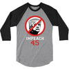Impeach 45 Stop Trump 3/4 Sleeve Shirt