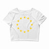 EU Stars Europe, European Union Flag, Symbol, Sign Crop Top