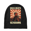 rock beat scissors Baby Beanies