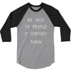 be nice to people girls 3/4 Sleeve Shirt