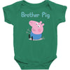 peppa pig brother pig Baby Bodysuit