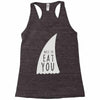 nice to eat you Racerback Tank